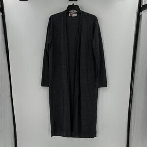 Free People Beach Women's Open Front Cardigan with pockets - Charcoal - Small